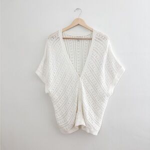 Vintage Croft & Barrow Crochet Cardigan